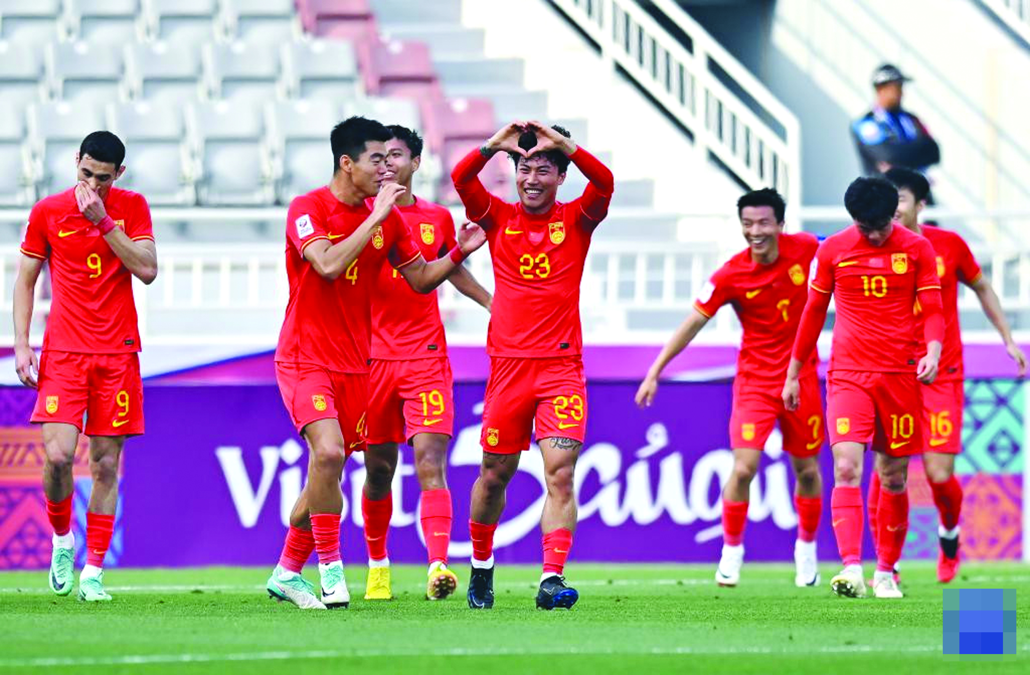 중국축구, 조별리그 3위로 U－23 아시안컵 마감